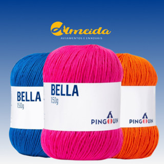 Linha Bella Pingouin 150g e 405m (Mesma espessura Charme) em Oferta na Shopee