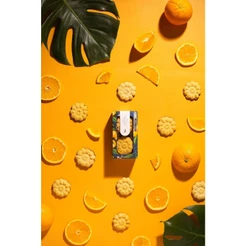 Caixa Laranjê Biscoito Fubá Laranja 100g | Biscoitê