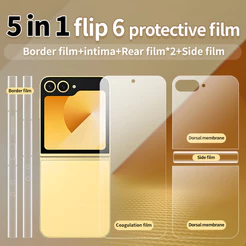 Para Samsung Galaxy Z Flip 3 4 5 6 7 Protetor De Tela De Filme De Hidrogel Transparente