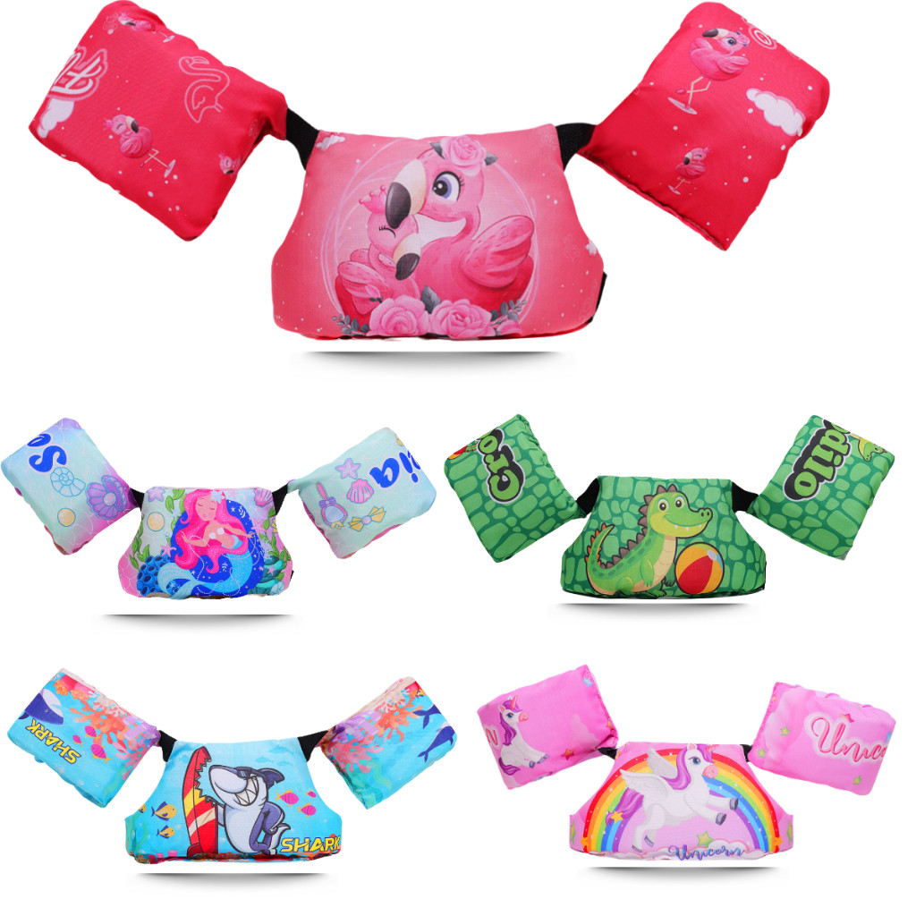 Boia Colete Infantil De Braço Para Criança Piscina Praia Rio Kids Várias Estampas Segurança Não Fura em Oferta na Shopee
