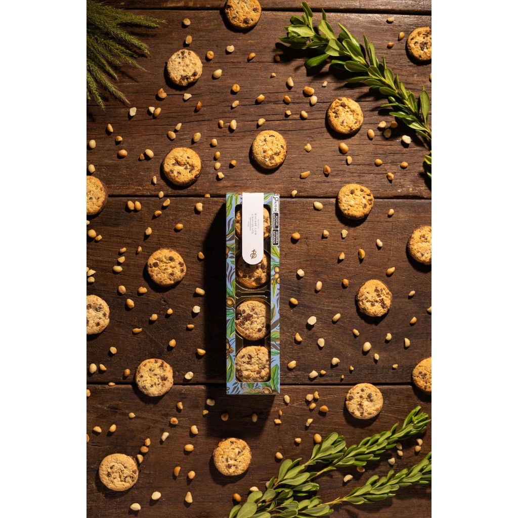 Caixa Macadê 200g - Cookies de Macadâmia - Biscoitê em Oferta na Shopee