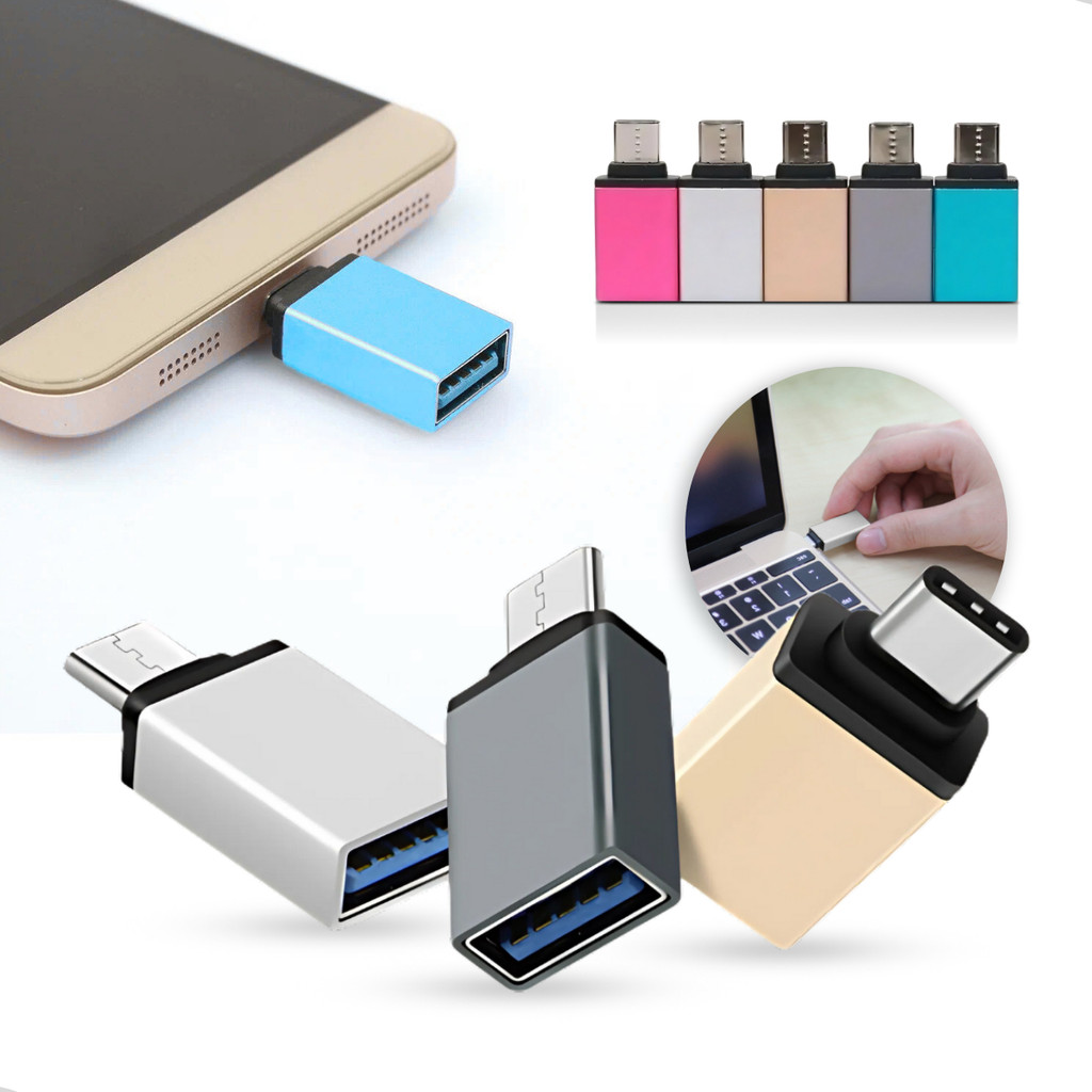 Adaptador Conversor Usb 3.0 USB Conector Tipo C Celular Pendrive Tablet Notebook Type-c
