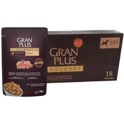 Kit 18 Sachê Granplus Gourmet Para Cães Adultos Frango 100g