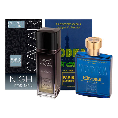 Kit 1 Night Caviar + 1 Vodka Brasil Azul - Paris Elysees