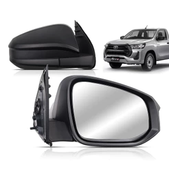 Par Retrovisor Hilux 2016 2017 2018 2019 Preto Fixo