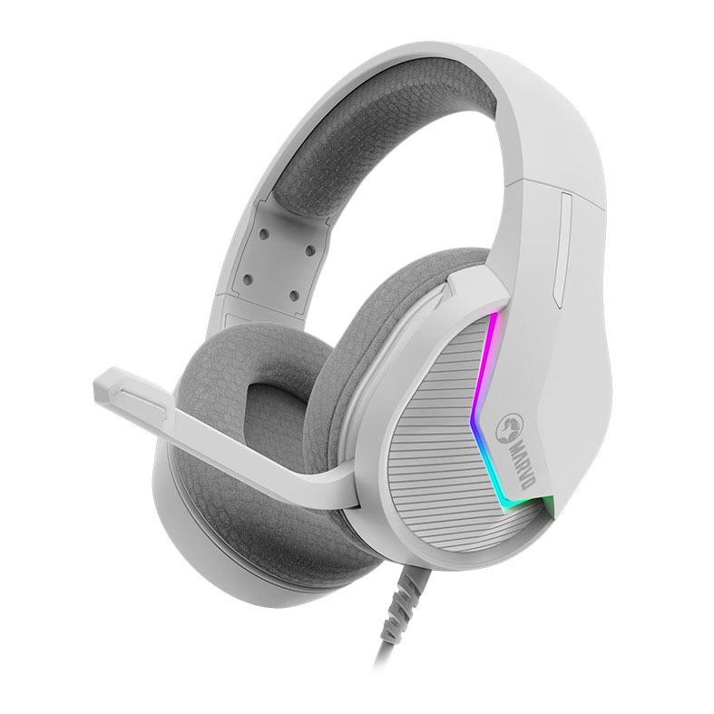 Headset Gamer Marvo H8618, RGB, Drivers 50mm, Branco, H8618-WH em Oferta na Shopee