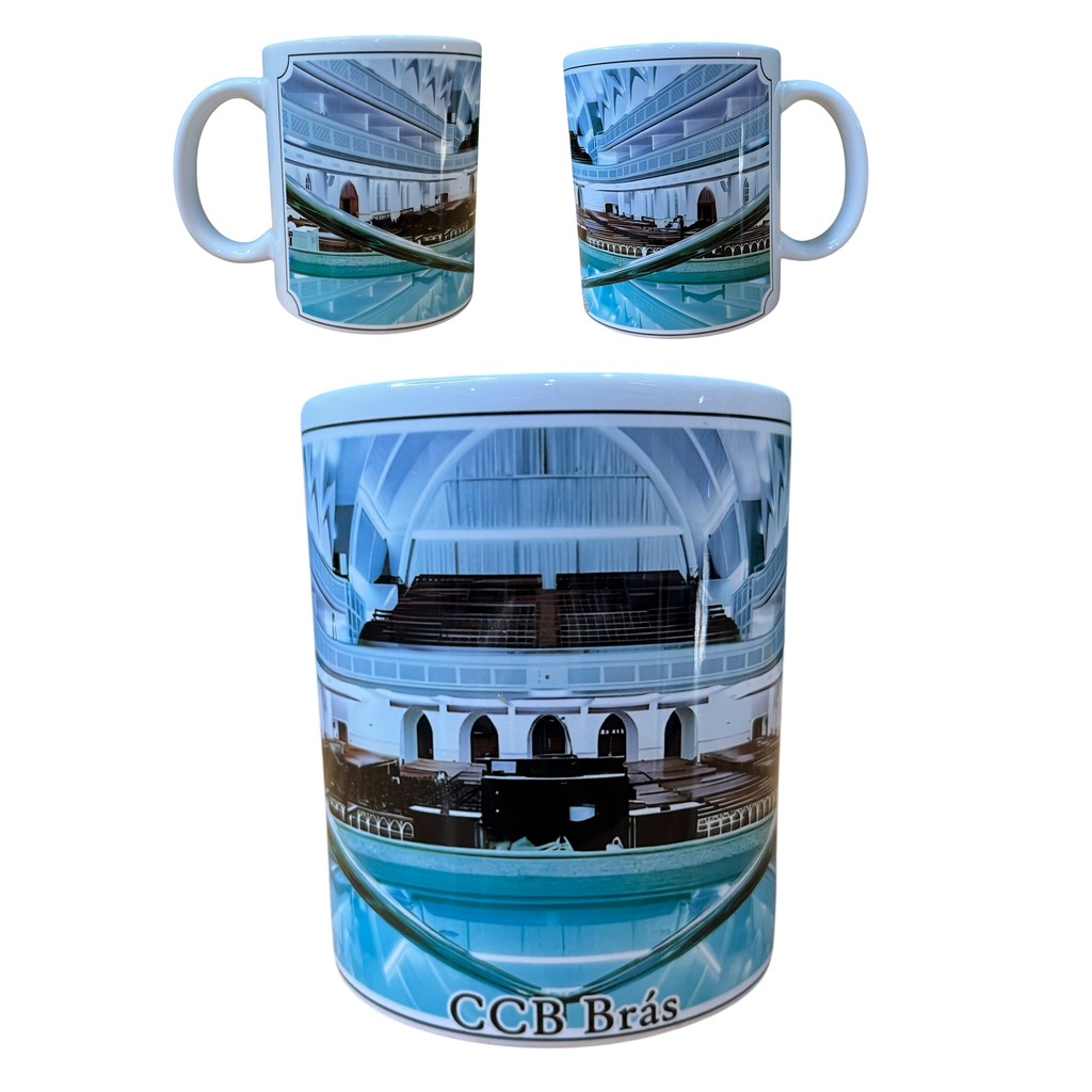 Caneca Personalizada CCB Bras 325ML Pulpito para Igreja