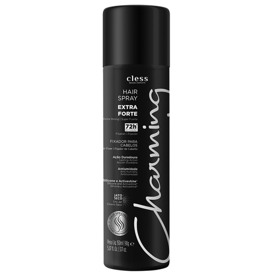 Hair Sray  Fixador Charming Extra Forte Cless 150ML