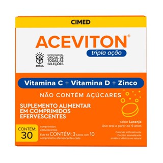 Aceviton Tripla Ação c/ 30 cpr Efervescente em Oferta na Shopee