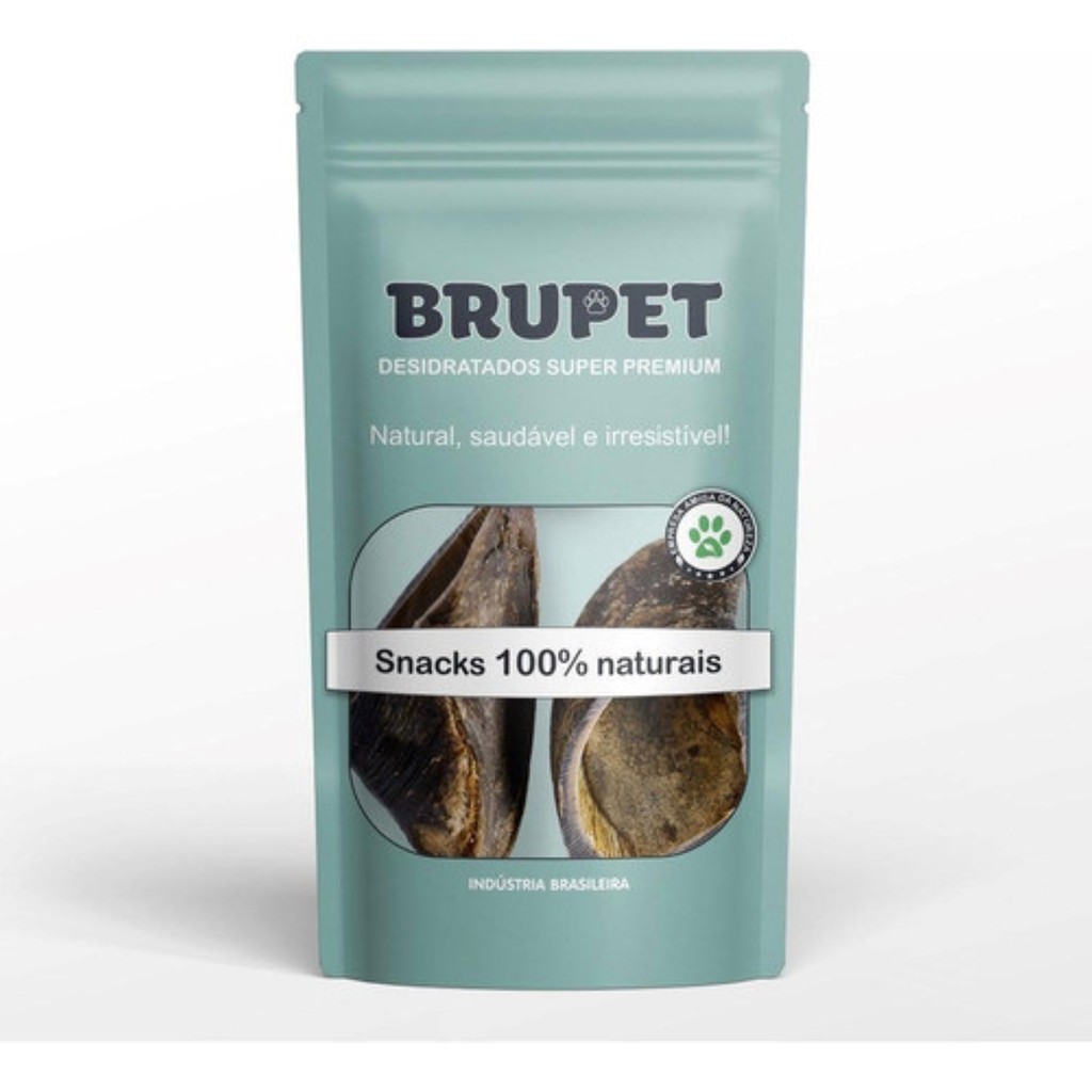 Casco Bovino 2 unidades – Petisco natural para cães, fortalece dentes, mandíbula e mantém saúde bucal