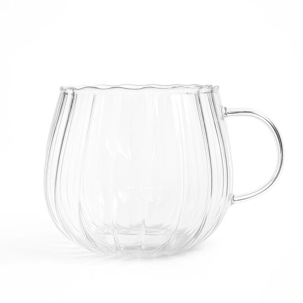 Caneca de Vidro Canelado 400ml 25084 - Vencedor