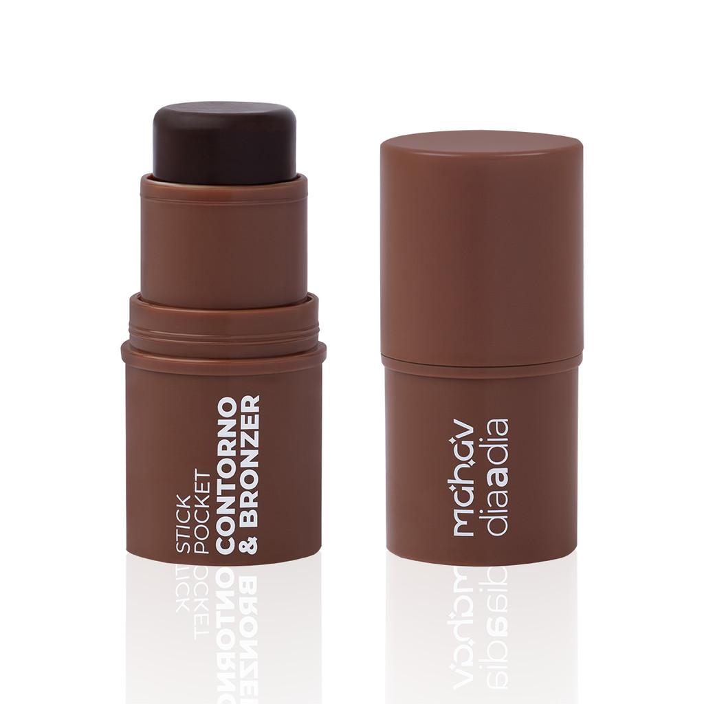 Contorno e Bronzer Stick Pocket Dia a Dia Mahav Cor Intense em Oferta na Shopee