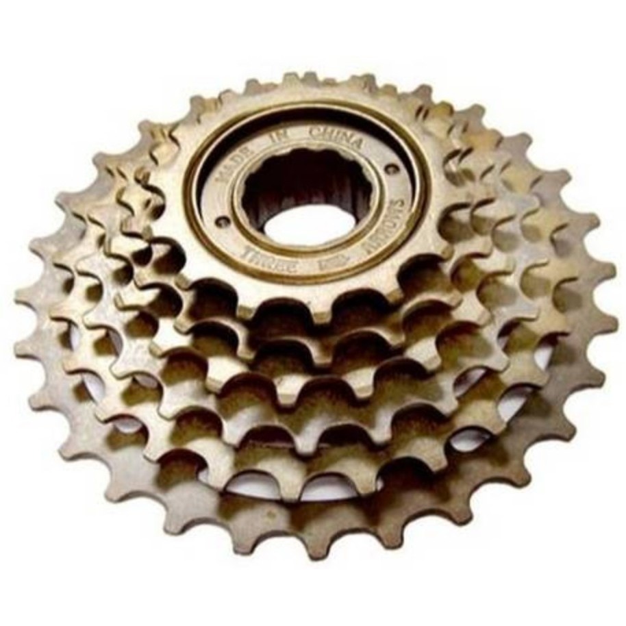 Roda Livre 6v Catraca Pinhão 14/28D para bicicletas 18 marchas 6 velocidades em Oferta na Shopee