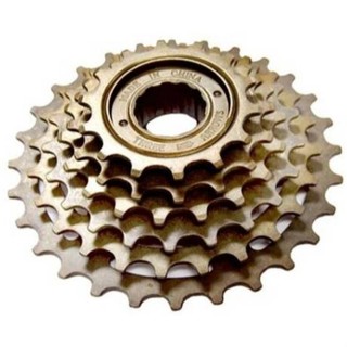 Roda Livre 6v Catraca Pinhão 14/28D para bicicletas 18 marchas 6 velocidades em Oferta na Shopee