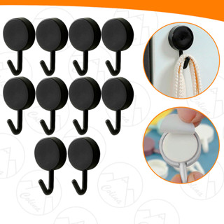 Kit 5 a 10 Und Gancho De Parede Multiuso Organizador Adesivo Redondo Cozinha Banheiro Sala em Oferta na Shopee