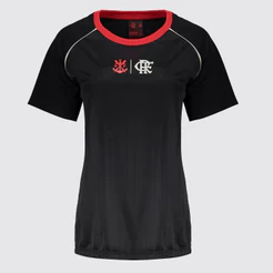Camisa Flamengo Disparar Feminina Preta