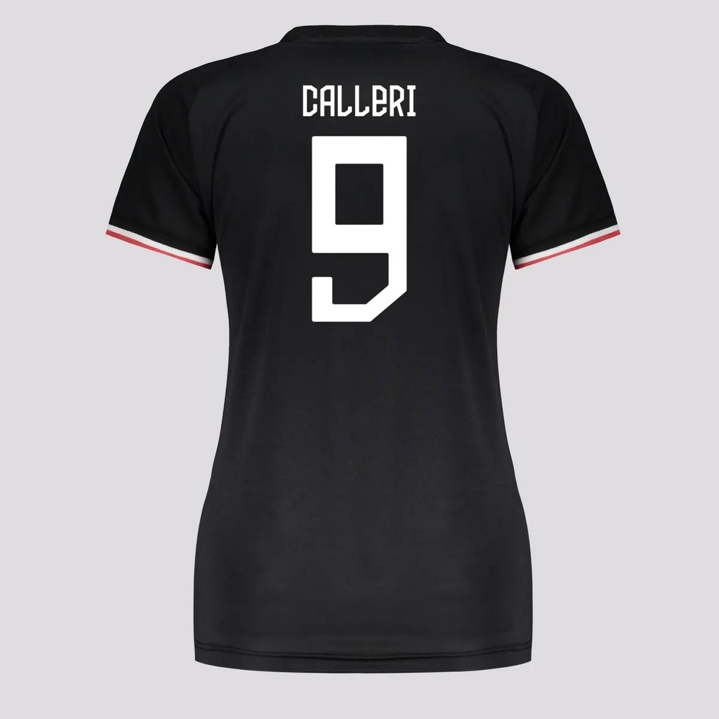 Camisa São Paulo Florian 9 Calleri Feminina Preta