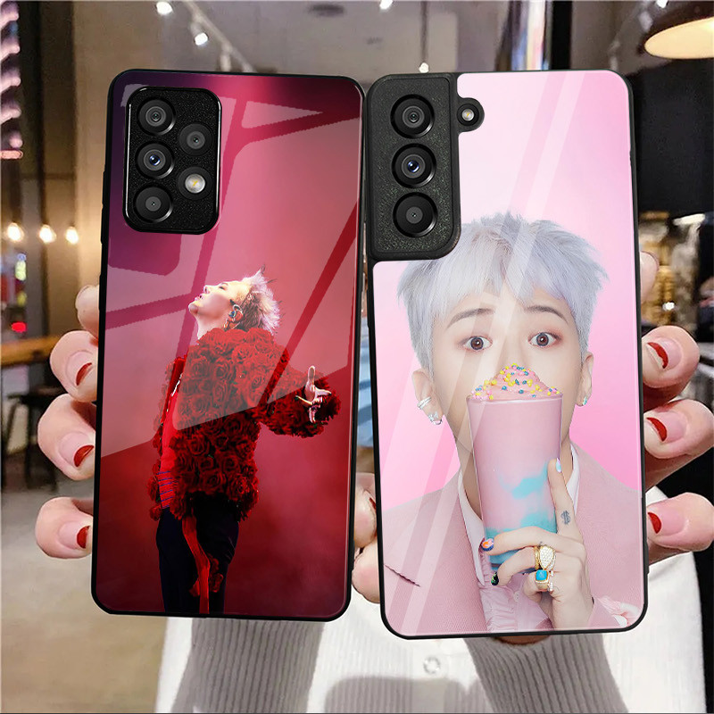 BIGBANG 02 Capa De Telefone De Vidro Para Samsung Galaxy A16 A15 A25 A35 A55 A53 A54 A34 A14 A32 A52 4G 5G A56 A54