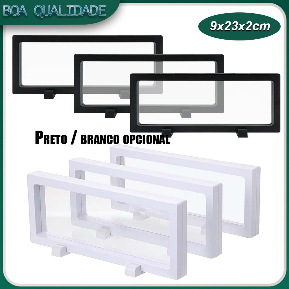 3 peças Displays, Expositor, Caixa de exibição para moedas, joias - Flutuante 3D 23cm×9cm em Oferta na Shopee