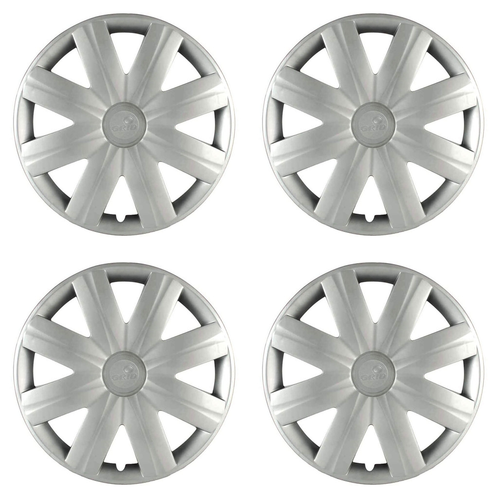 Calota Aro 14" cor Prata Modelo Clio/Logan 07/08 Jogo c/ 4 Calotas Grid - 065AR-PTA-E