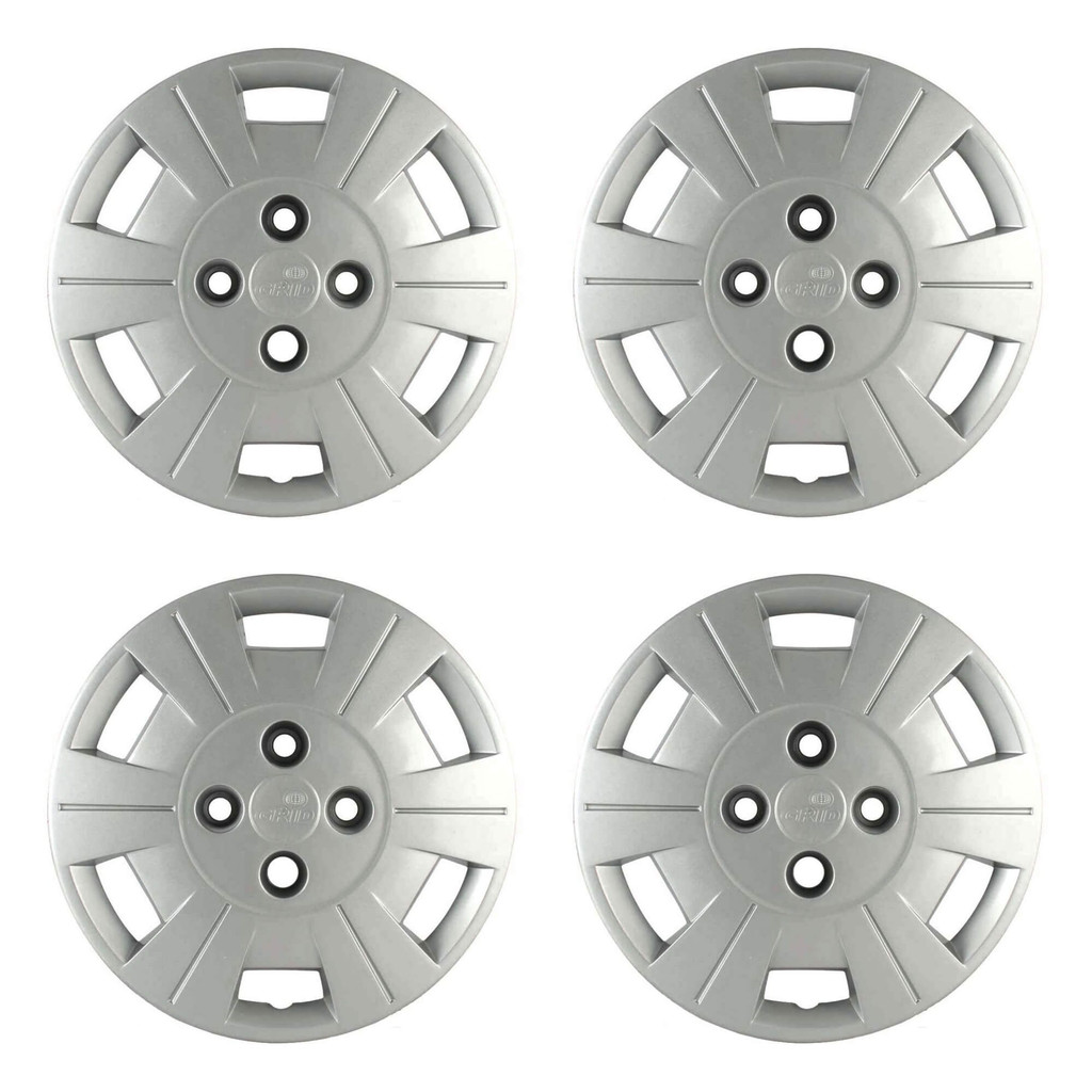 Calota Aro 13" cor Prata modelo Celta 2000 Jogo c/ 4 Calotas Grid - 057CB-PTA-E em Oferta na Shopee