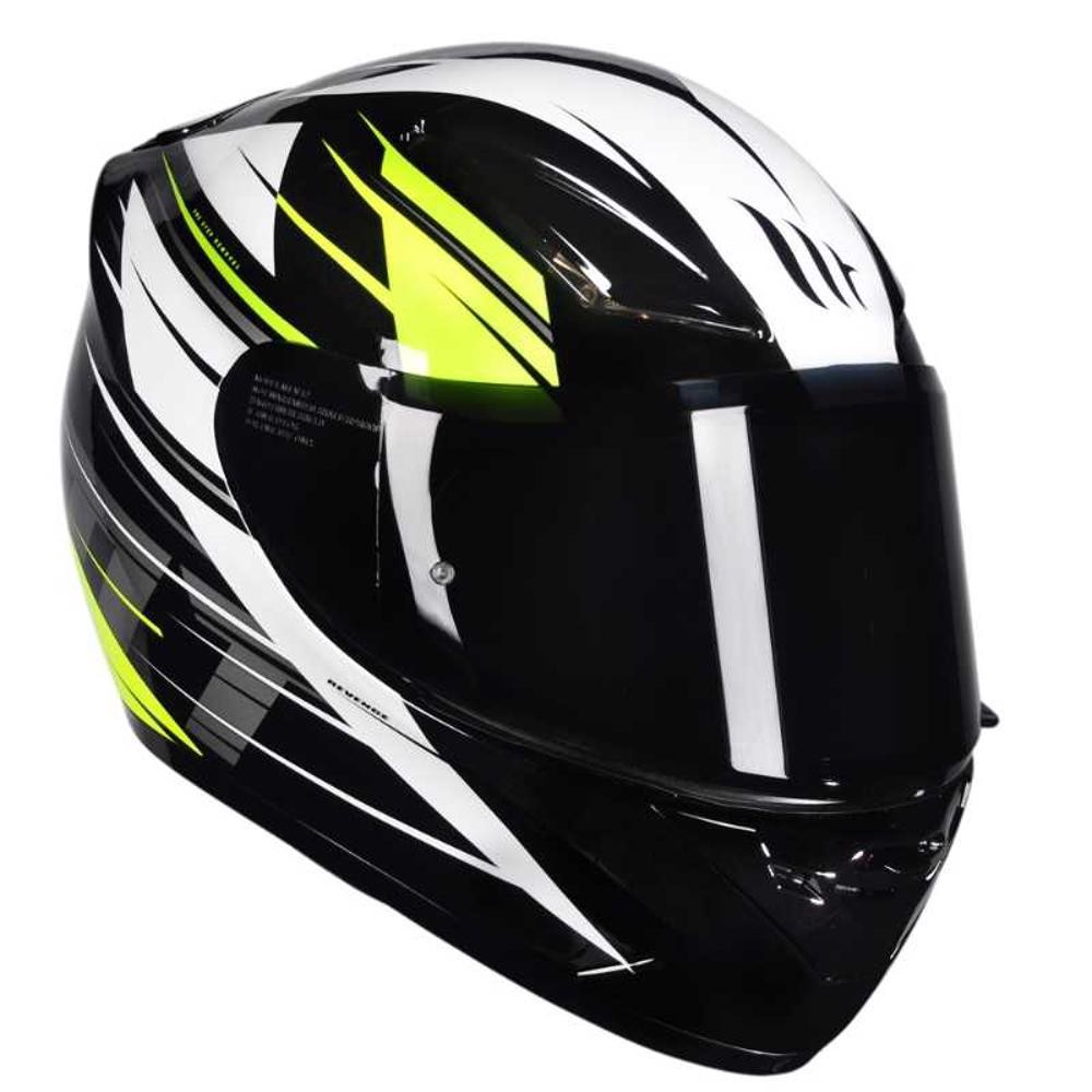 CAPACETE MT REVENGE TWIST YELLOW FLUOR 56