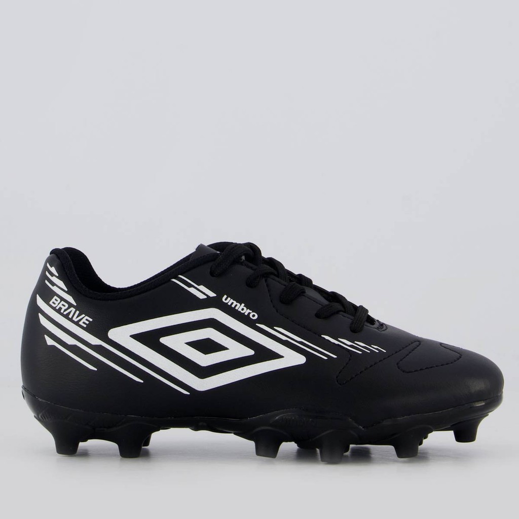 Chuteira Umbro Brave Campo Juvenil Preta em Oferta na Shopee