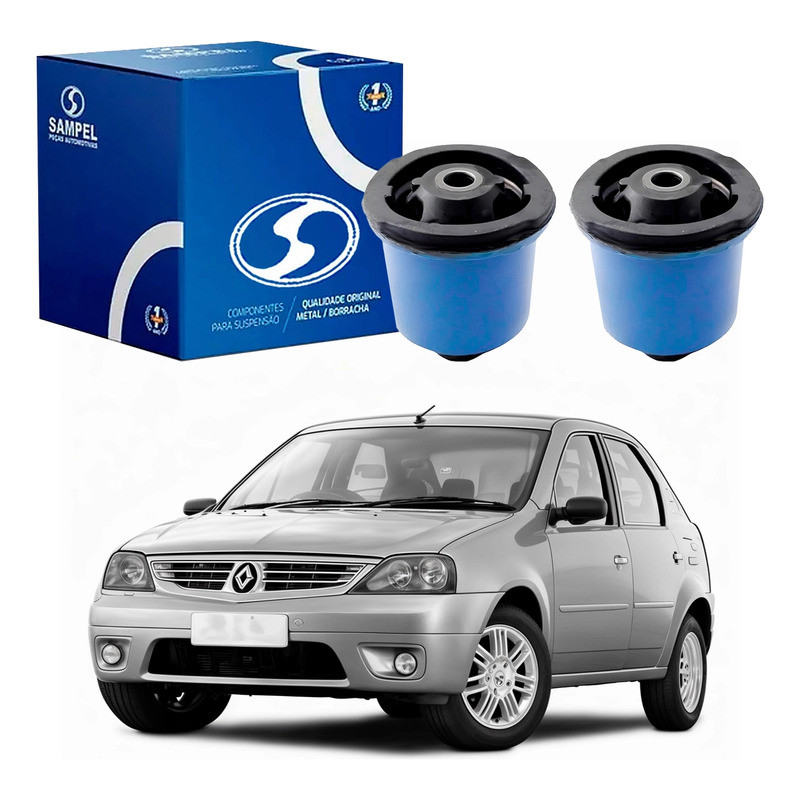 Par Bucha Eixo Traseiro Logan 1.0 1.6 2007 A 2013 em Oferta na Shopee