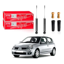 Kit Amortecedor Traseiro, Clio 1.0 2003 A 2012