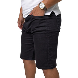 BERMUDA Masculina Jeans - Elastano Lycra Boa Elasticidade - Short Jeans Masculino