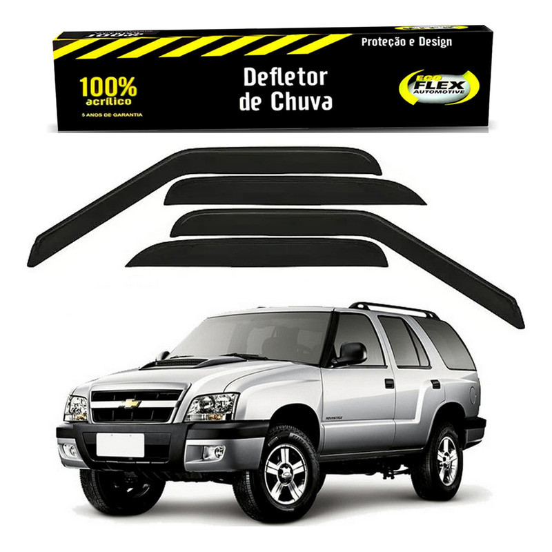 Jogo Calha Defletor Chuva Gm Blazer 2.4 2.8 2008 A 2012