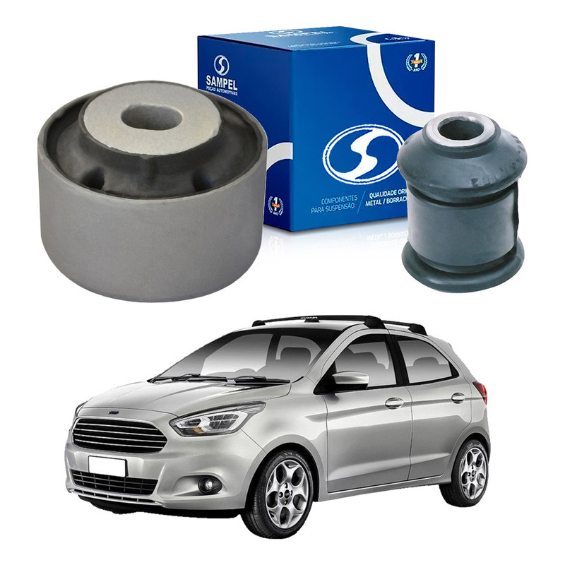 Par Bucha Bandeja Dianteira Ka 1.0 1.5 2014 A 2017 em Oferta na Shopee