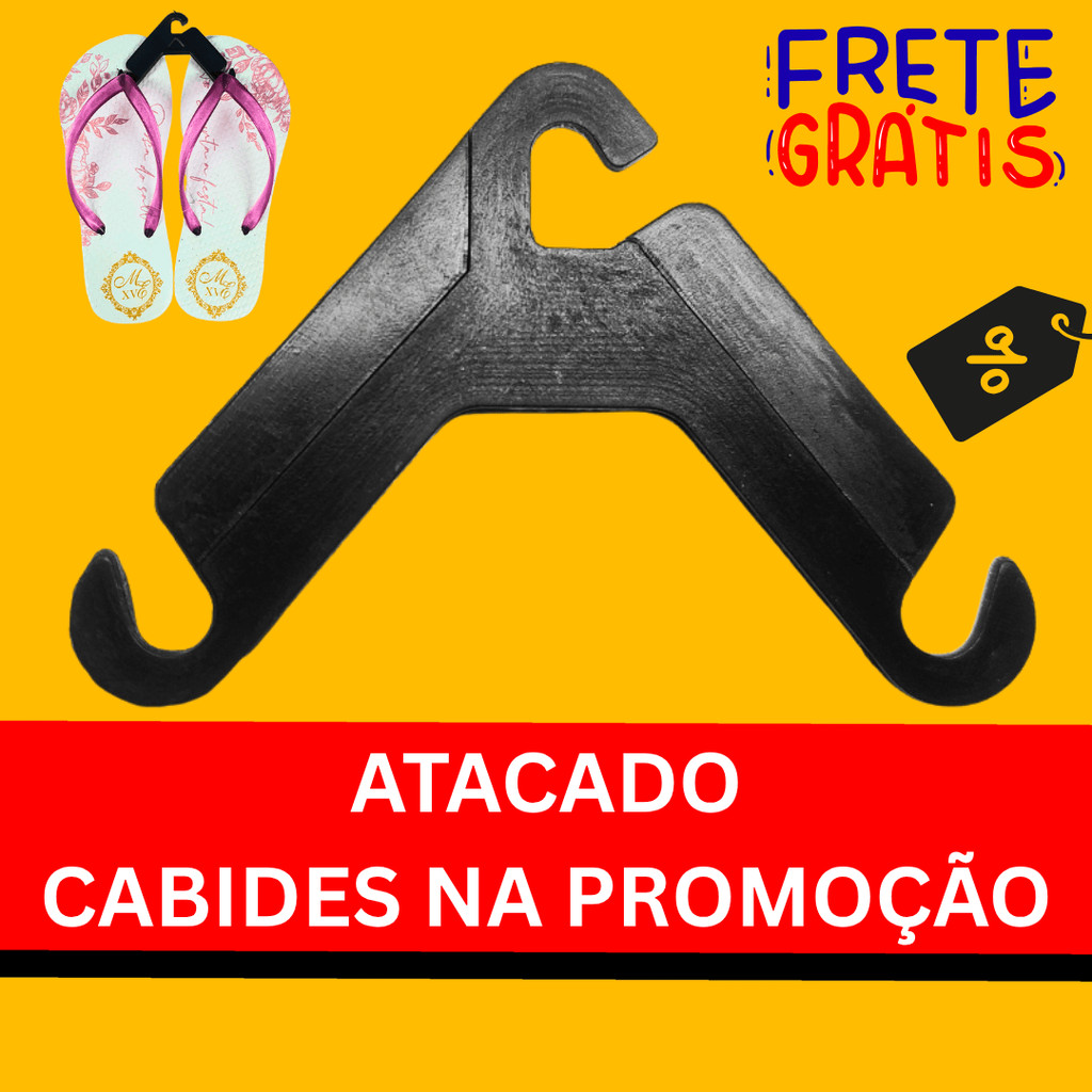 Cabide  para Chinelo Sandália Calçado — Kits Atacado 100 a 1000 Unidades