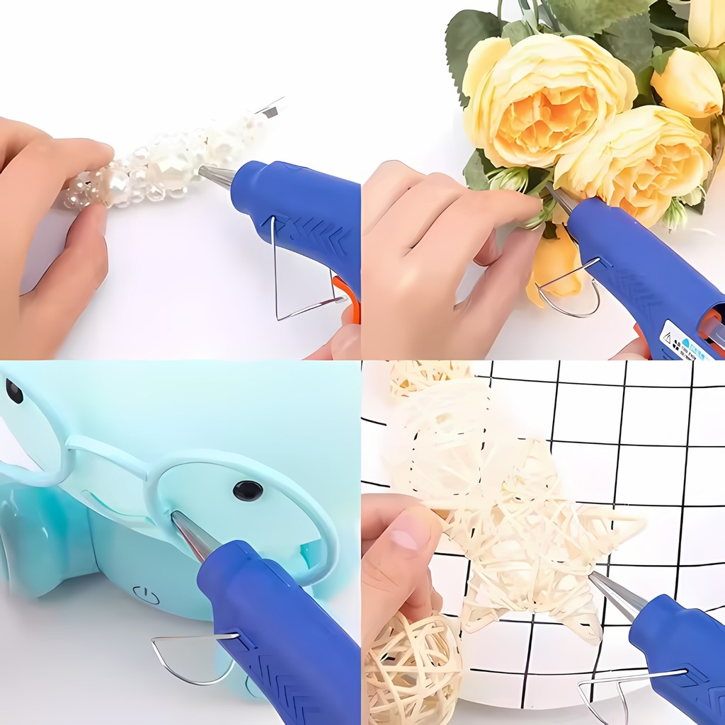 Pistola Cola Quente 20W Bivolt + 2 Bastões 07mm