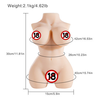 Masturbador corpo  Vagina Anus Super Realistico CyberSkin 30*15 cm 2.1kg em Oferta na Shopee