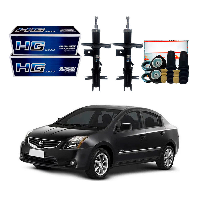 Kit Amortecedor Dianteiro, Sentra 2.0 2007 A 2013 em Oferta na Shopee