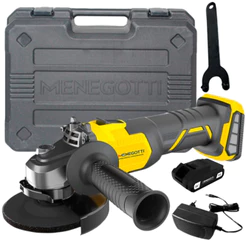 Esmerilhadeira Profissional Menegotti MEI20 20V Intercambiavel Motor Brushless Disco e 1 Bateria