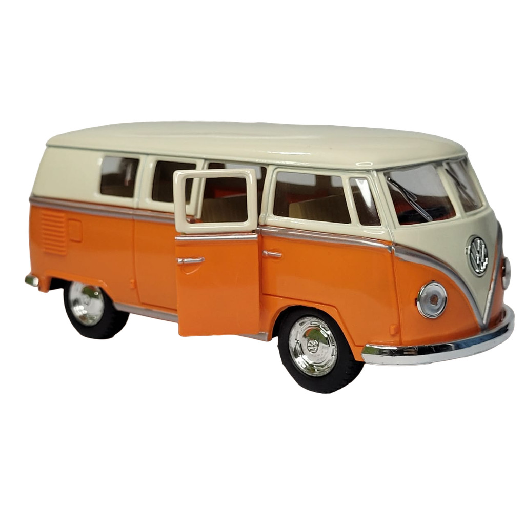 Miniatura Carrinho de Ferro Kombi Perua Brinquedo Coleção