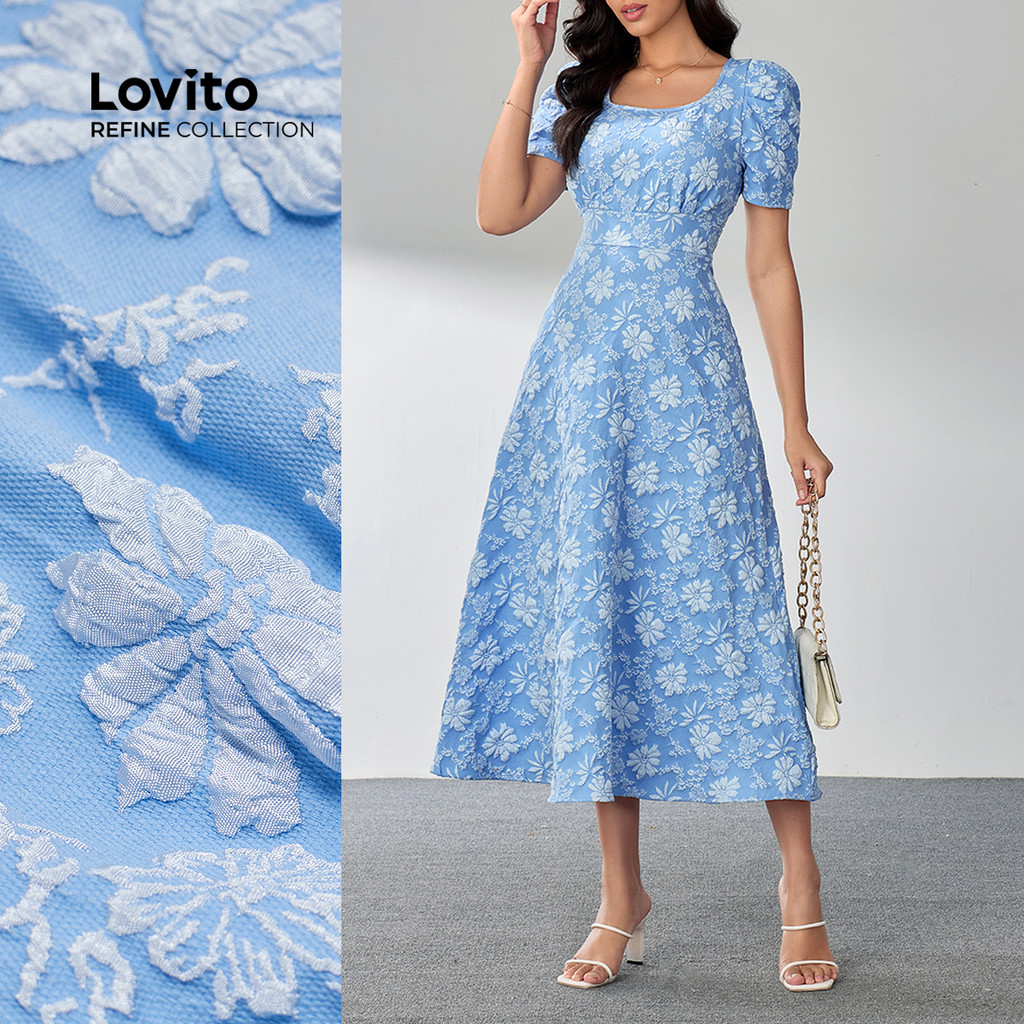 Lovito Vestido Branco Festa Feminino | BuscaProdutos