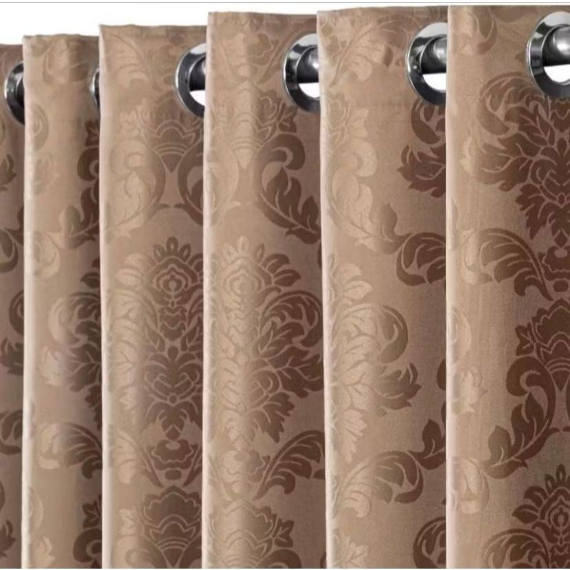 Cortina Jacquard 4,00m x 2,80 Para Sala e Quarto Várias Cores