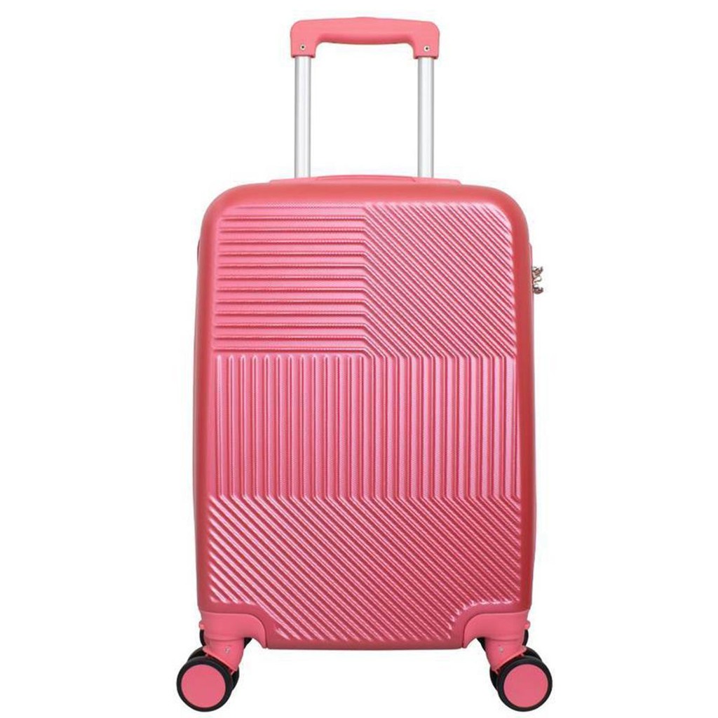 Mala De Viagem Abs Grande Mao Rodinhas 360 Anac Bordo Rosa