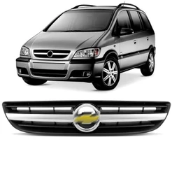 GRADE RADIADOR ZAFIRA 2005 A 2012 CINZA C/ FRISO CROMADO