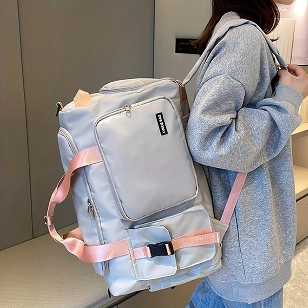Bolsa De Viagem Organizador Multifuncional Com Grande Capacidade Alça De Ombro Ajustável Independente Para Sapatos