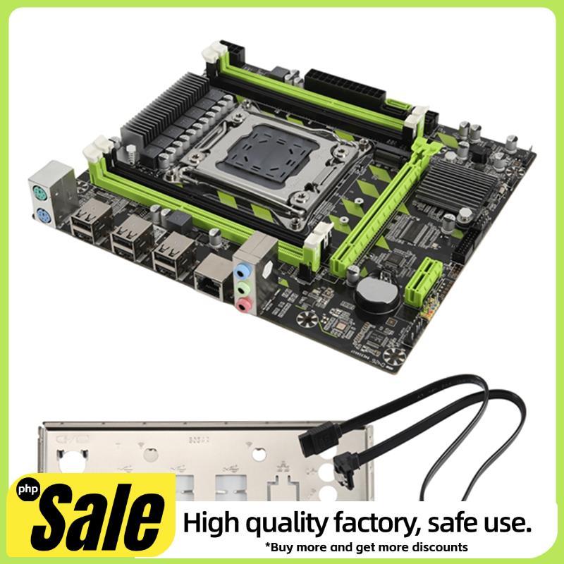 Placa-Mãe X79G + Cabo SATA + Moldura LGA2011 4XDDR3 RECC Slot M . 2 NVME PCI-E X16 6XUSB2.0 SATA3.0 Para Jogos De Servid