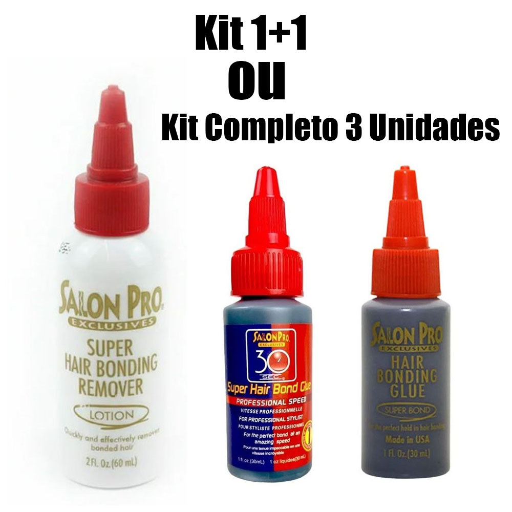 Kit Cola Salon Pro Mega Hair + Removedor