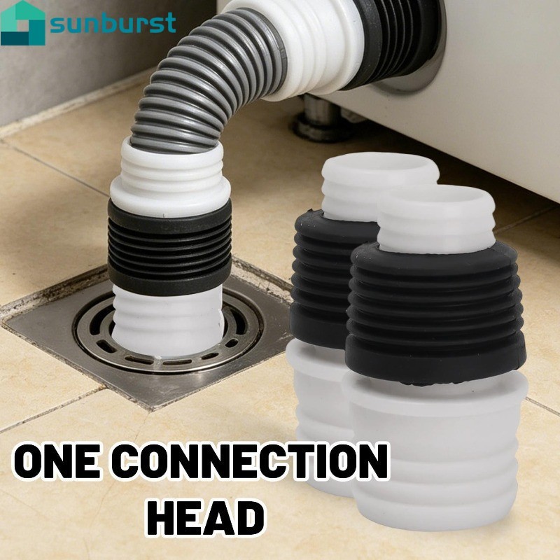 [Home] Adaptador De Extensão De Mangueira De Drenagem De Máquina De Lavar 8-2 Unidades-Para 21-32 Mm De Diâmetro-Conecto