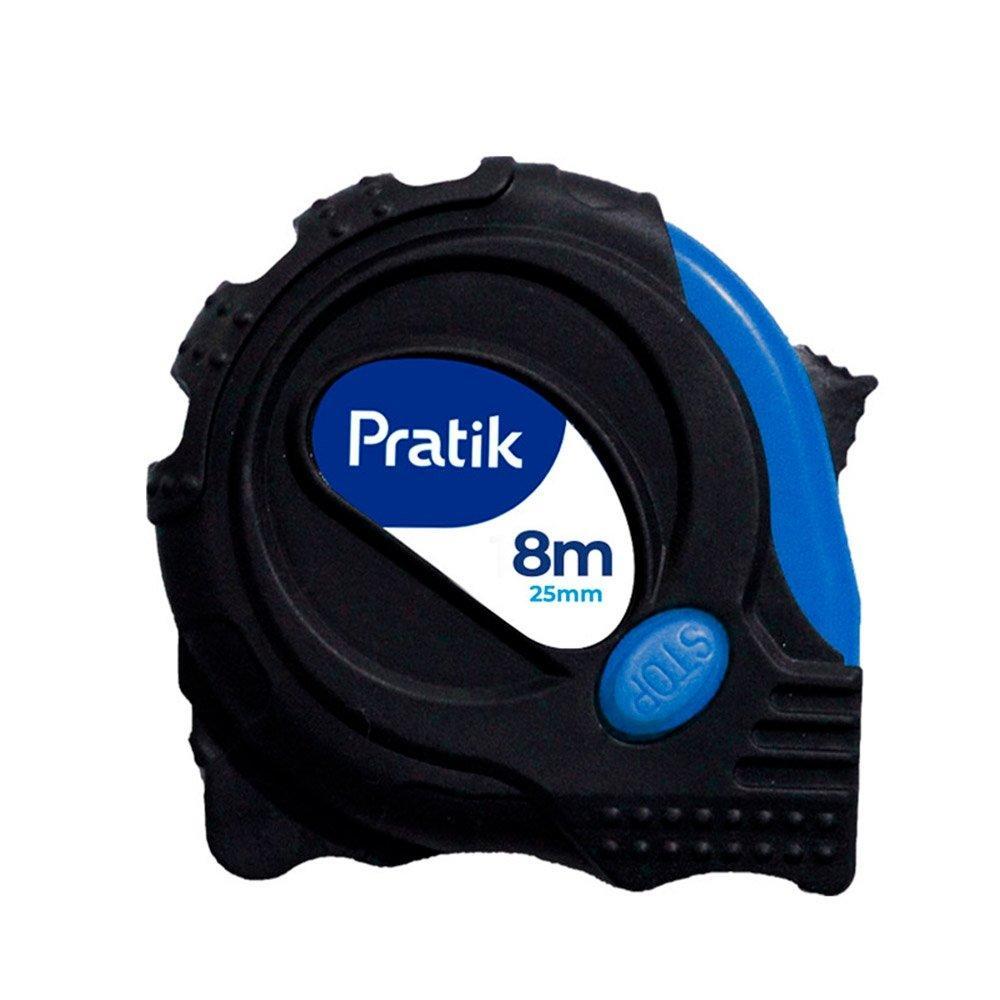 Trena Pratik Emborrachada Aço 25mmx8m Ponta Imantada