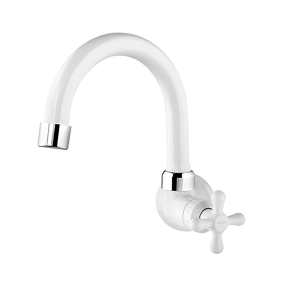 Torneira Multiuso Parede Viqua Maruja Branco 1/2" - 3/4"