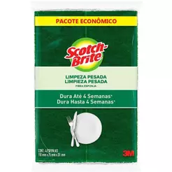 Esponja Scotch Brite 3M 10 Embalagens com 4 Unidade Cada