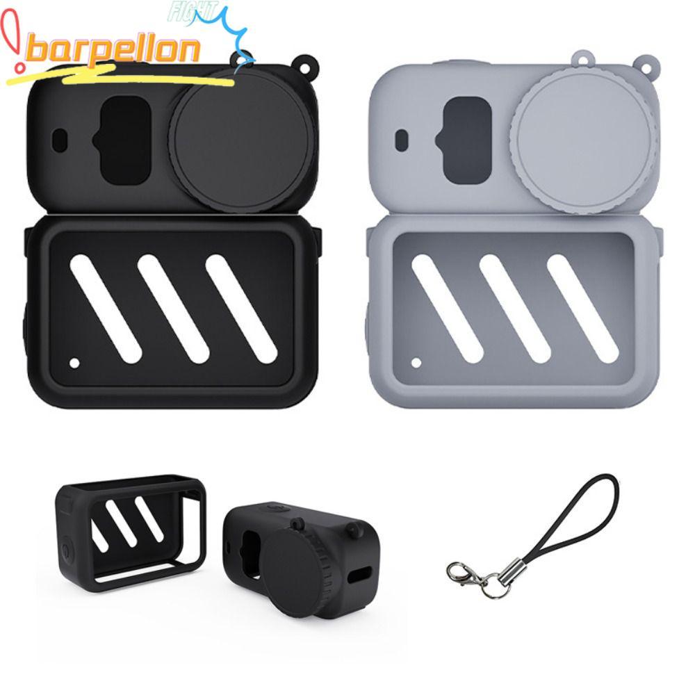 BARPELLON 3 Pçs/set Protetor , Silicone Com Capa Mole De Cordão , Tampa De Lente Para DJI Osmo Nano